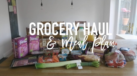 Grocery Haul and Meal Plan - Roseyhome - grocery haul, meal plan, meal inspiration, toddler meals,, healthy, feeding a family