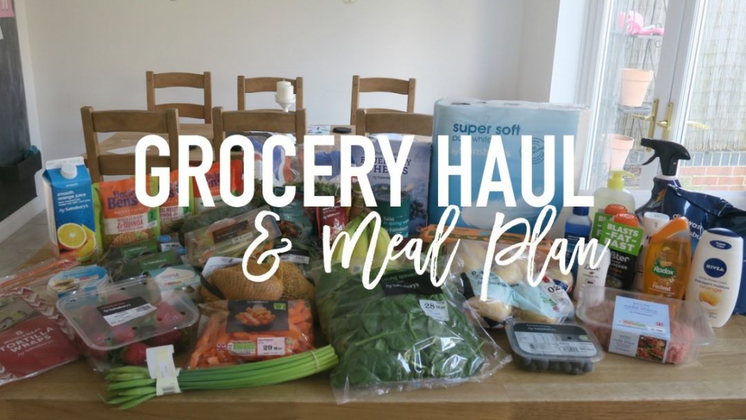 Grocery Haul and Meal Plan - 27th March 2017 - Roseyhome - grocery haul, meal plan, meal inspiration, toddler meals, healthy, feeding a family