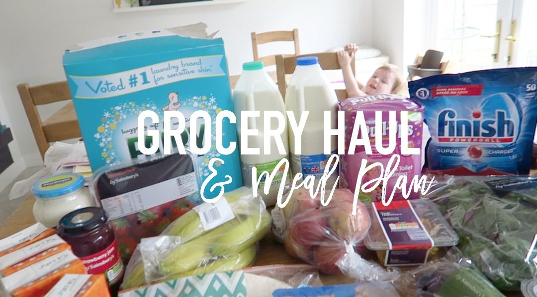 Grocery Haul and Meal Plan - 24th April 2017 - Roseyhome - grocery haul, meal plan, meal inspiration, toddler meals, healthy,