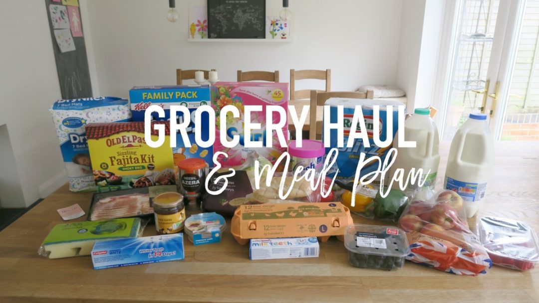 Grocery Haul and Meal Plan - 8th May 2017 - Roseyhome - grocery haul, meal plan, meal inspiration, toddler meals, healthy
