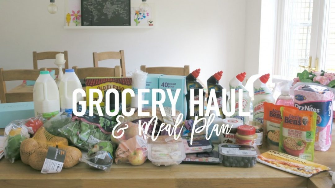 Grocery Haul and Meal Plan - 11th June 2017 - Roseyhome - grocery haul, meal plan, meal inspiration, toddler meals, healthy