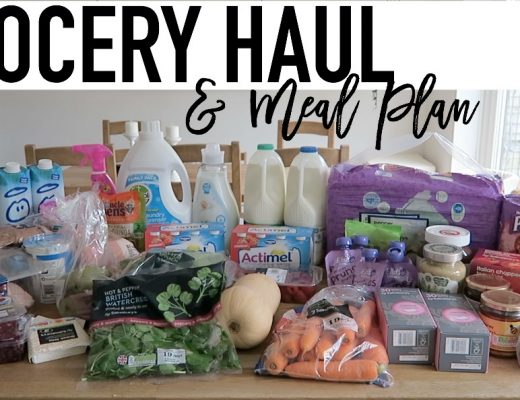 Grocery Haul and Meal Plan - 18th September 2017 - Roseyhome - grocery haul, meal plan, meal inspiration, toddler meals, healthy, weight loss