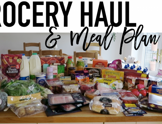 Grocery Haul and Meal Plan - 2nd October 2017 - Roseyhome - grocery haul, meal plan, meal inspiration, toddler meals, healthy, weight loss