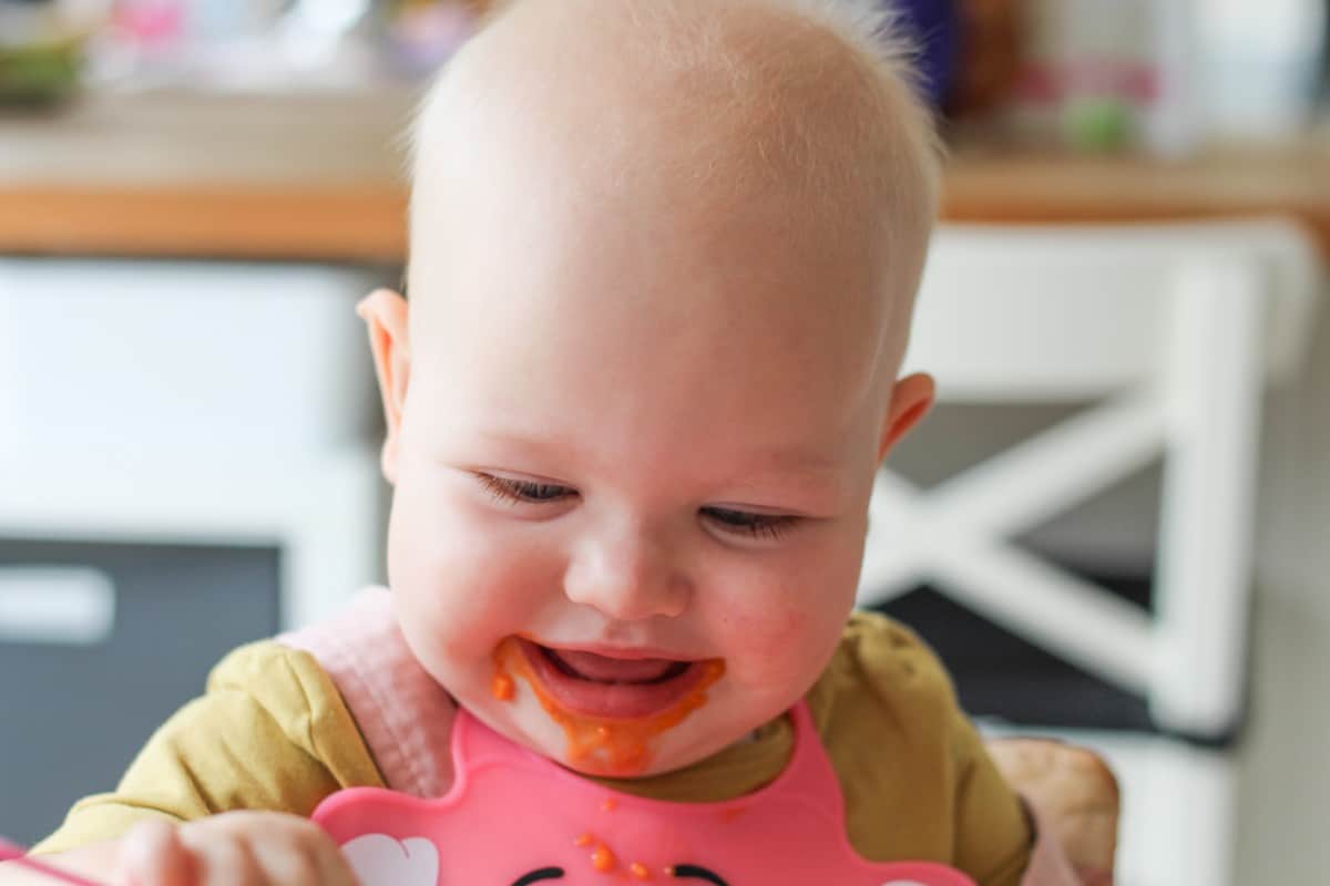 How to start weaning a baby - Roseyhome - weaning, purees, baby led weaning, puree feeding, baby's first foods