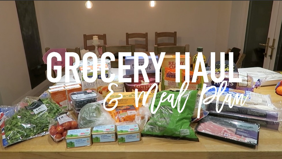 Grocery haul and Meal Plan - 16 January 2017 - Roseyhome - food, grocery haul, sainsburys, meal inspiration, meal plan, family food