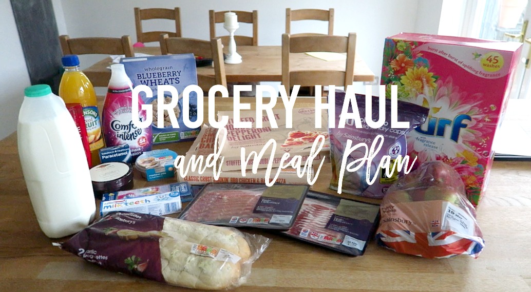 Grocery Haul and Meal Plan - 13th March 2017 - Roseyhome - grocery haul, meal plan, meal inspiration, toddler meals, healthy, feeding a family