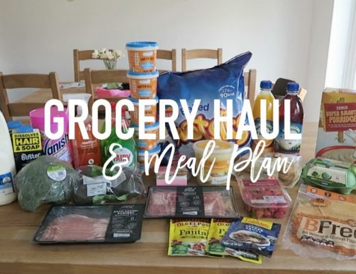 Grocery Haul and Meal Plan - 3rd April 2017 - Roseyhome - grocery haul, meal plan, meal inspiration, toddler meals, healthy, feeding a family