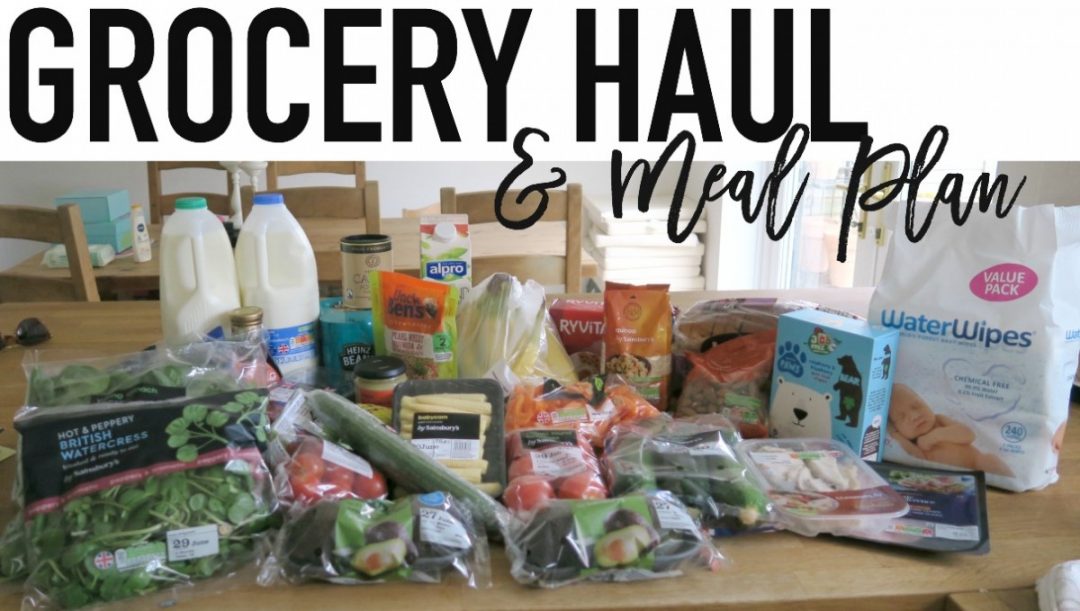 Grocery Haul and Meal Plan - 26th June 2017 - Roseyhome - grocery haul, meal plan, meal inspiration, toddler meals, healthy