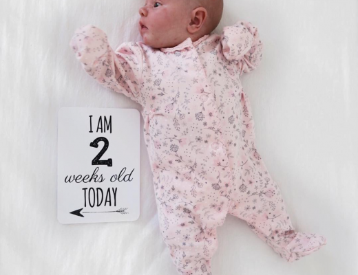 Maeve's 2 week update - Roseyhome - baby update, postpartum update, baby, newborn, 2 week update, second week update